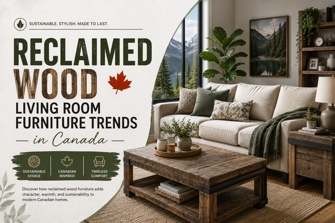 Reclaimed Wood Living Room Furniture Trends in Canada