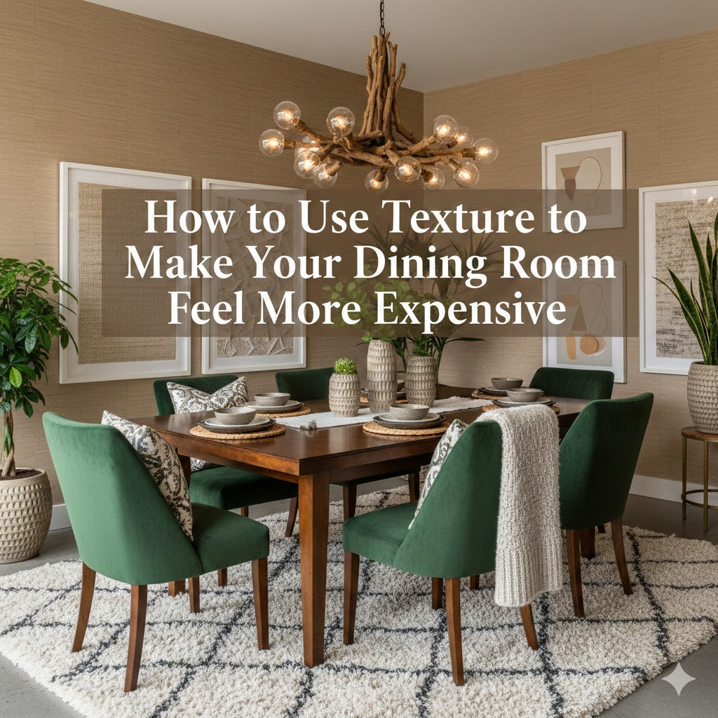 How to Use Texture to Make Your Dining Room Feel More Expensive