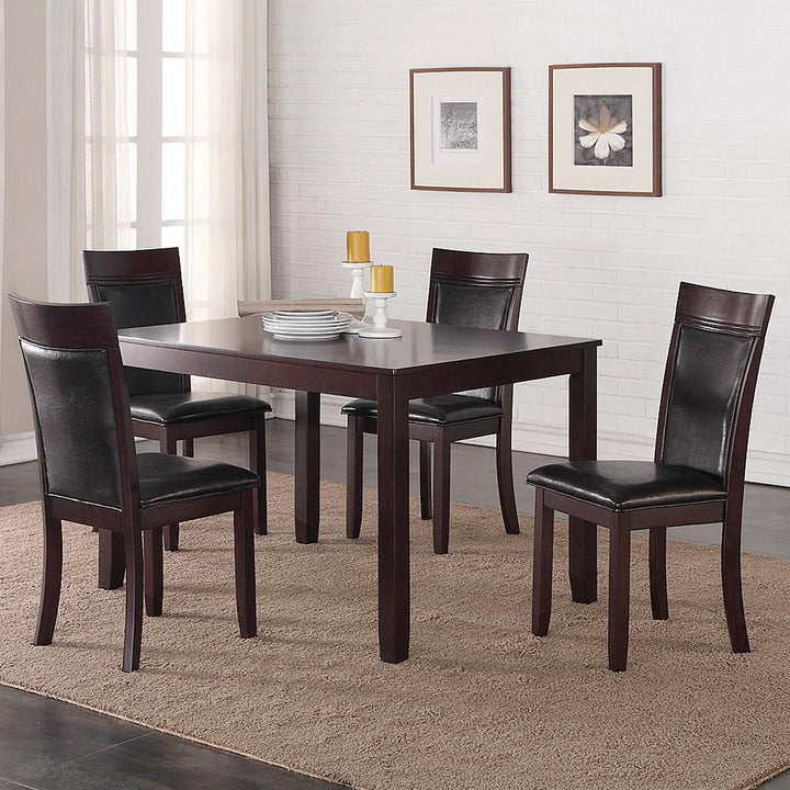 Auriel Wooden Dining Table - Espresso | Simplistic, Durable & Affordable