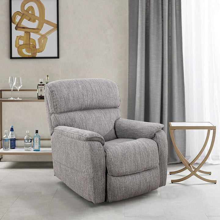 Orvexa Lift Chair in Soft Grey Fabric with Wired Remote Control &amp; High-Density Comfort Seating