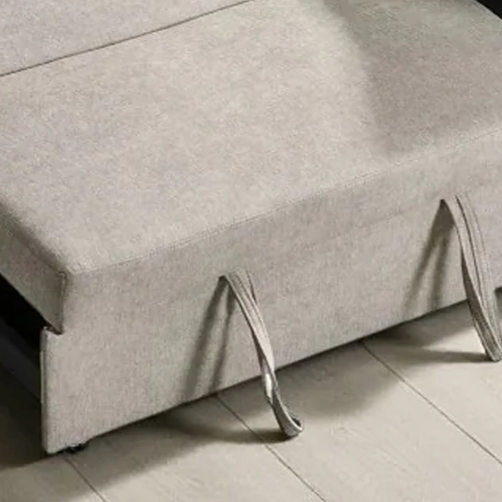 Skyglow Sectional Sofa Bed With Reversible Storage Chaise - Beige | Timeless, Stylish, Durable & Comfortable