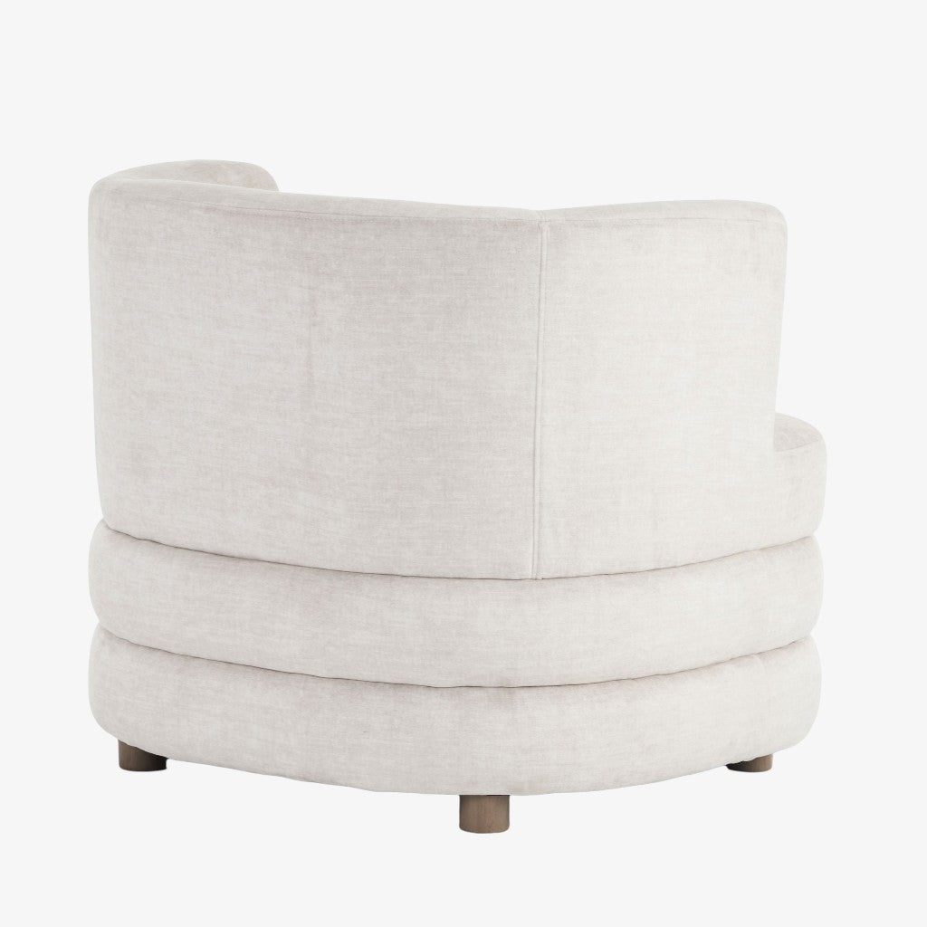 Opus Accent Chair in Fabric Upholstery - Beige | Timeless, Stylish, Comfy & Built to Last