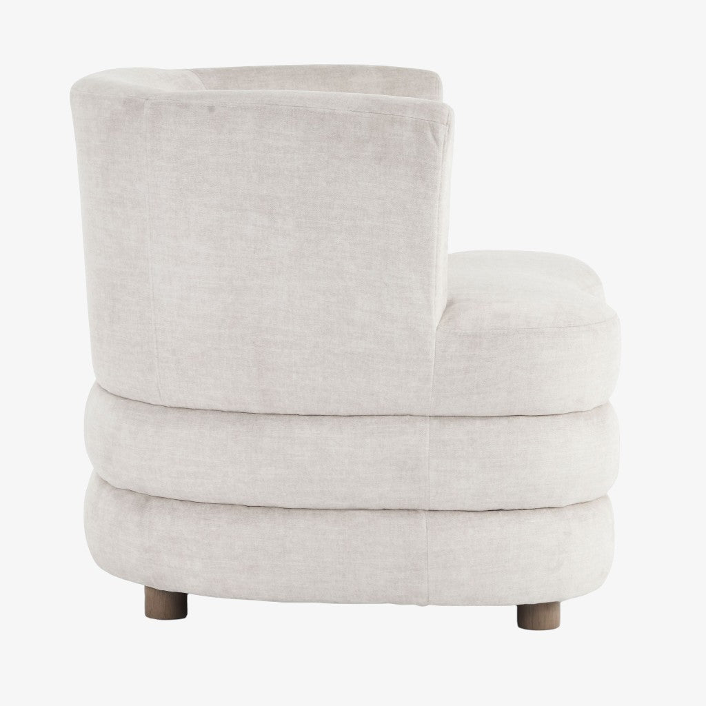 Opus Accent Chair in Fabric Upholstery - Beige | Timeless, Stylish, Comfy & Built to Last