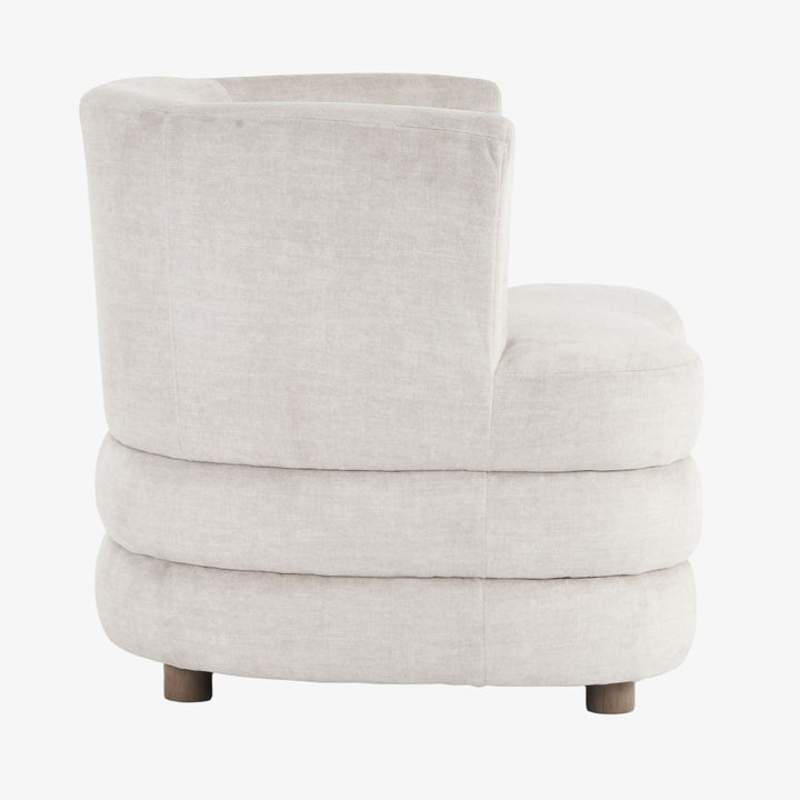 Opus Accent Chair in Fabric Upholstery - Beige | Timeless, Stylish, Comfy & Built to Last