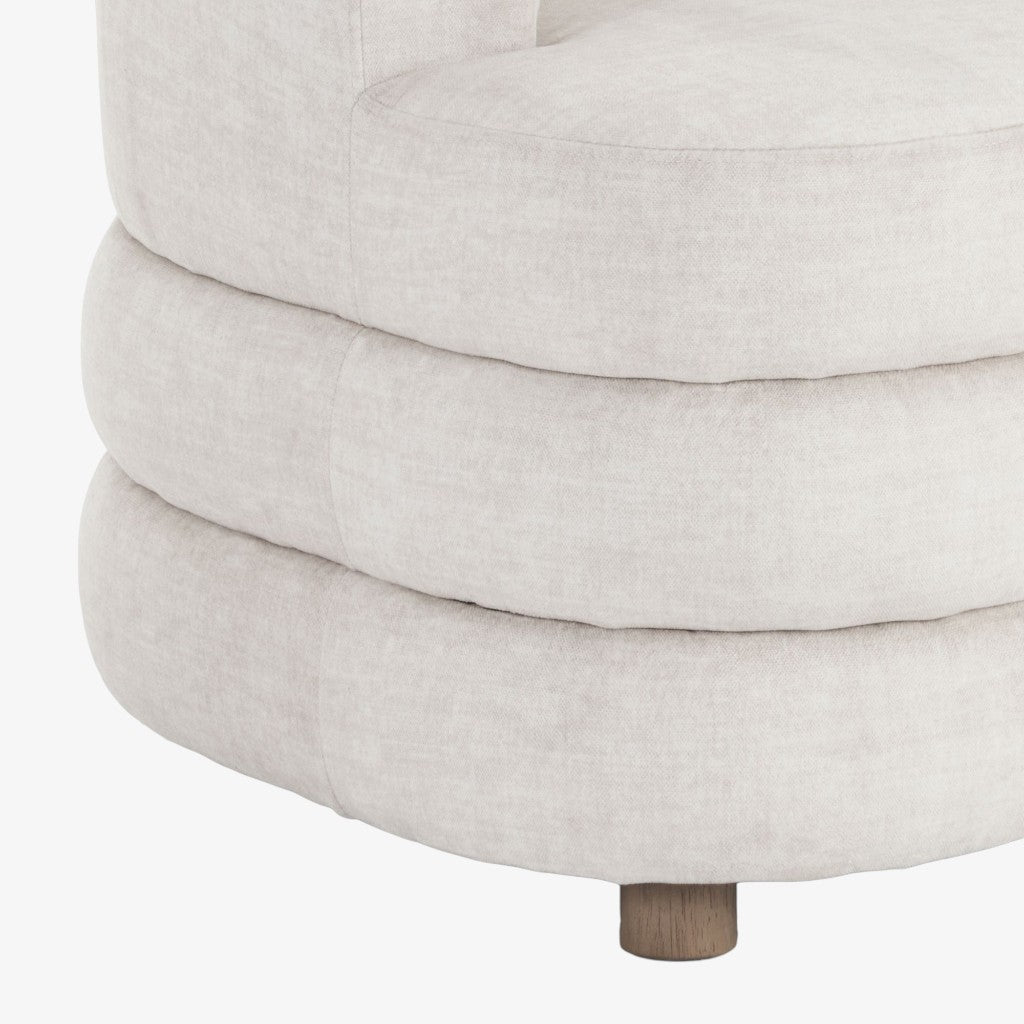Opus Accent Chair in Fabric Upholstery - Beige | Timeless, Stylish, Comfy & Built to Last