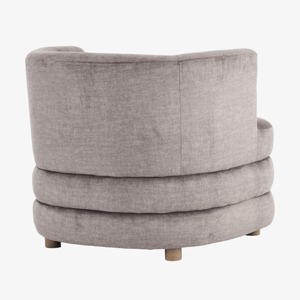 Opus Accent Chair in Fabric Upholstery - Taupe | Timeless, Stylish, Comfy & Built to Last