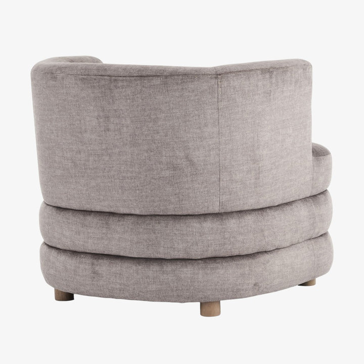 Opus Accent Chair in Fabric Upholstery - Taupe | Timeless, Stylish, Comfy & Built to Last