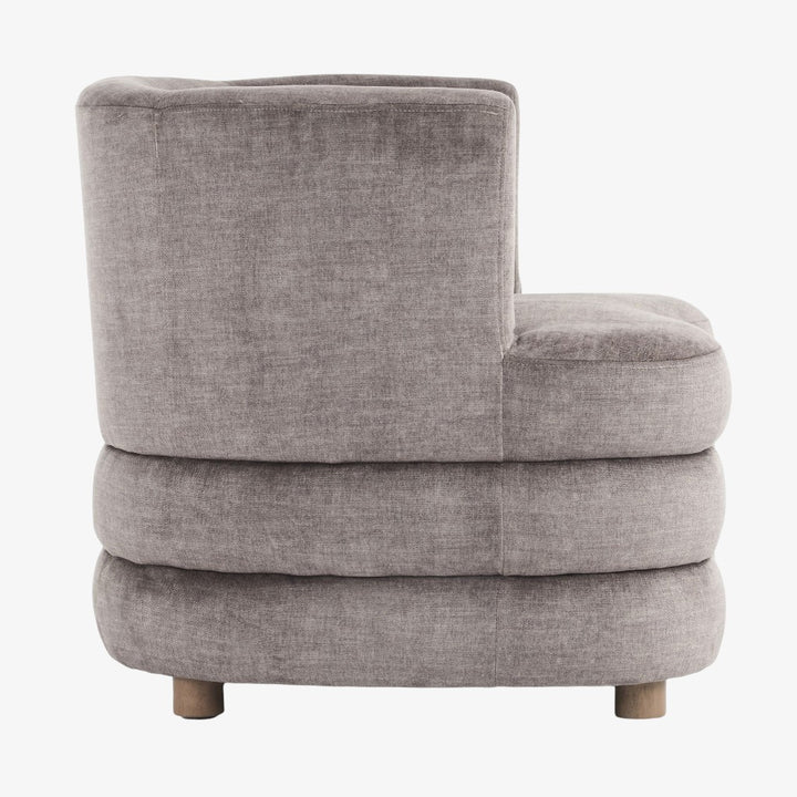 Opus Accent Chair in Fabric Upholstery - Taupe | Timeless, Stylish, Comfy & Built to Last