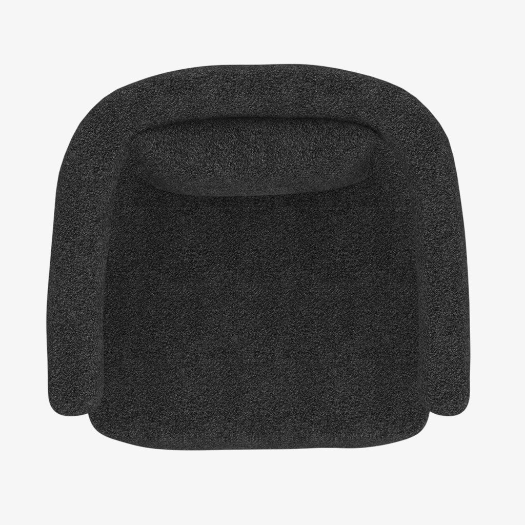 Aspen Metallic Accent Chair in Fabric Upholstery - Black | Timeless, Stylish, Durable & Comfortable