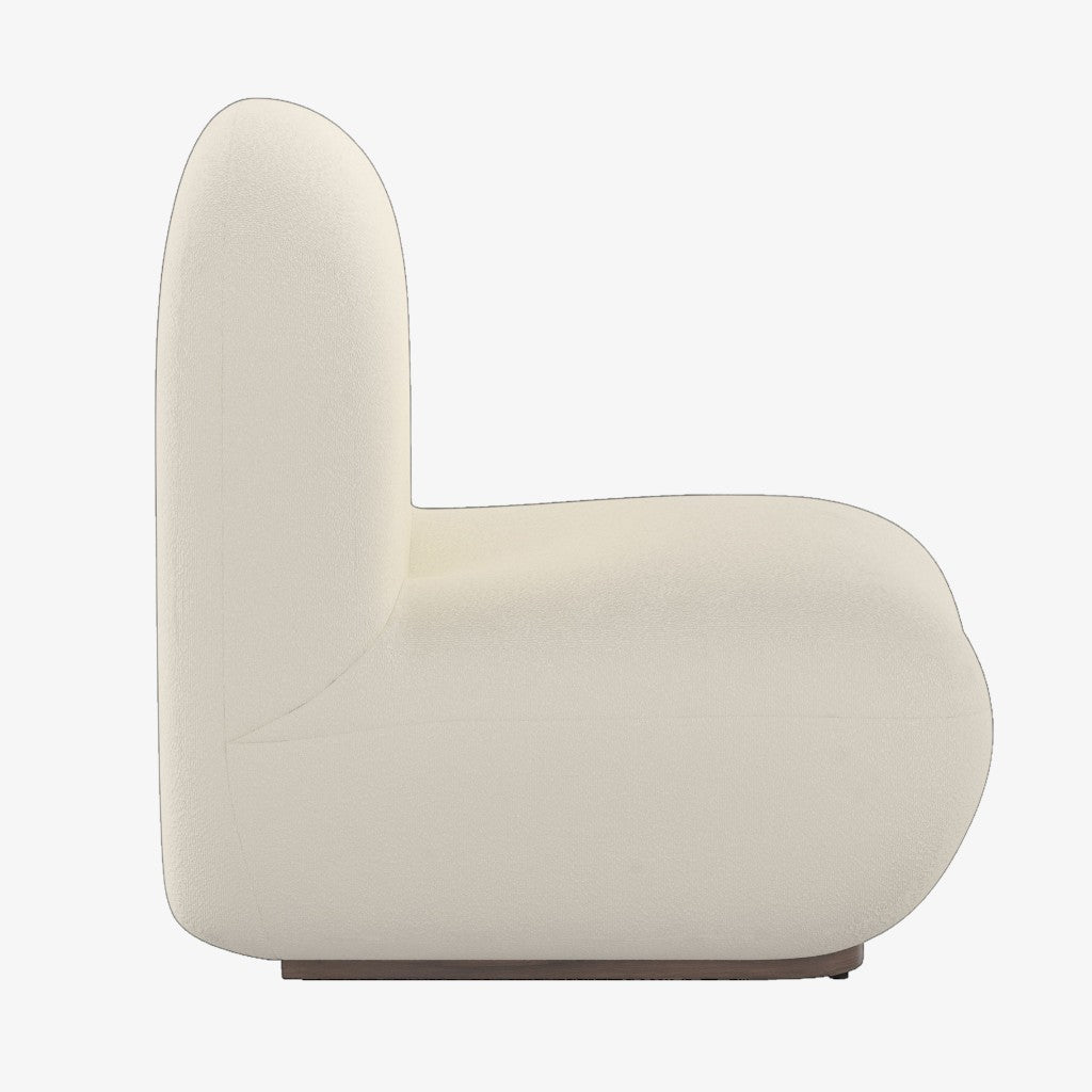 Vega Fabric Upholstered Accent Chair - Ivory | Modern, Stylish, Cozy & Built to Last