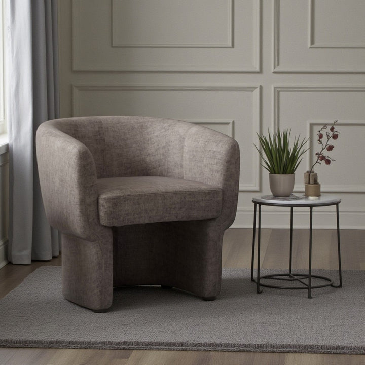 Orion Fabric Upholstered Accent Chair - Dark Taupe | Modern, Stylish, Comfortable & Built to Last