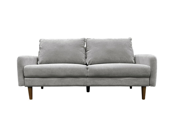 Banton 3-Seater Stationary Sofa In Fabric Upholstery - Dark Grey