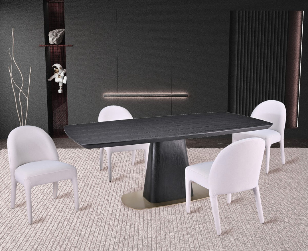 Elaris Contemporary Dining Set – Bold Modern 5-Piece Dining Table Set