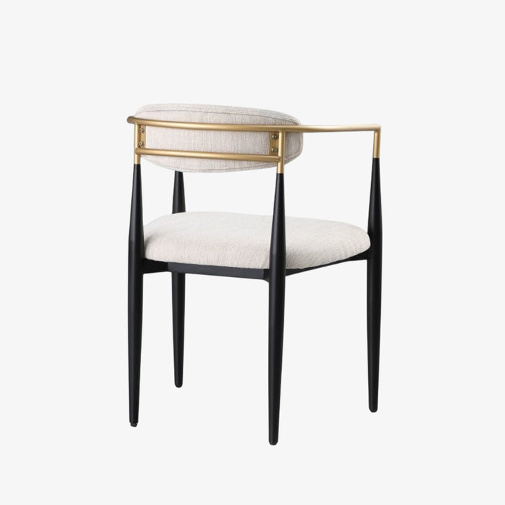 Seren Metallic Dining Chair (Set of 2) - Beige | Modern, Comfortable & Built to Last