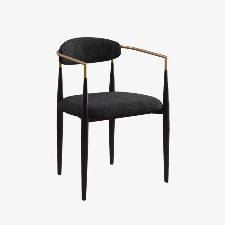 Seren Metallic Dining Chair (Set of 2) - Black | Modern, Comfortable & Built to Last