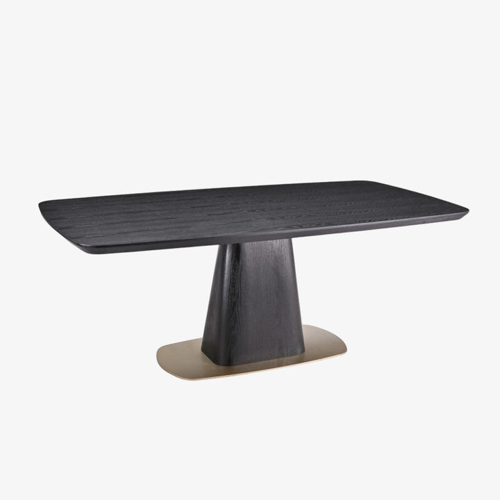 Sage Wooden Dining Table - Black | Modern, Stylish & Durable