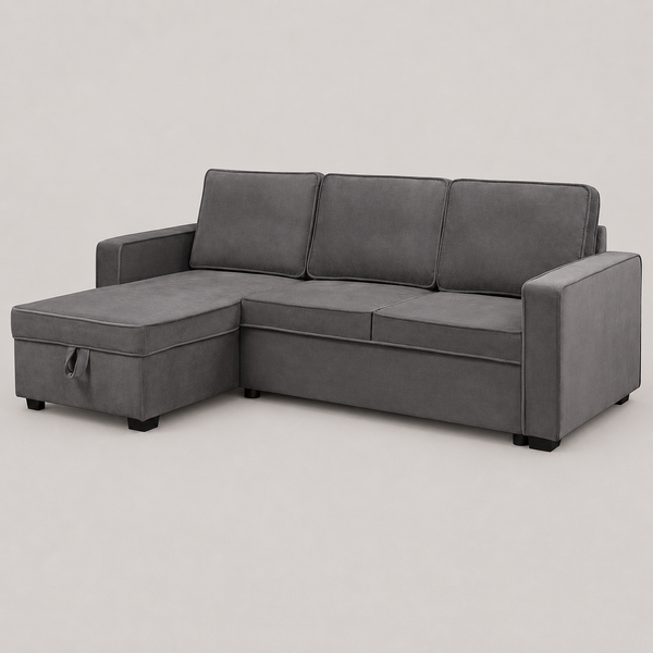 Eastmere Reversible Sectional Sofa with Pull-Out Bed & Storage Chaise