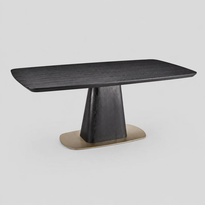 Sage Wooden Dining Table - Black | Modern, Stylish & Durable