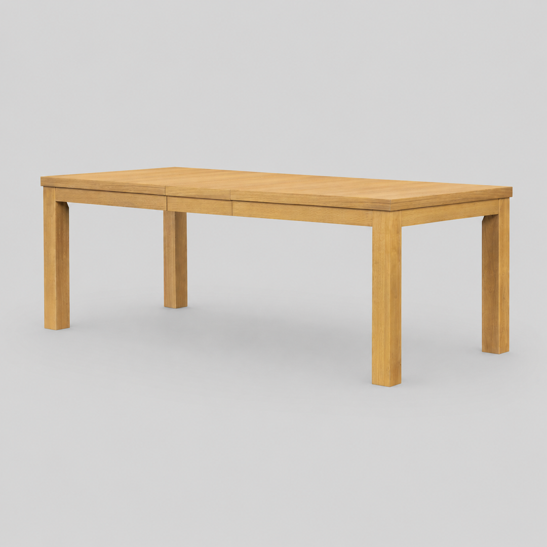 Aurora Extendable Solid Wood Dining Table in Dark Oak | Acacia & Rubberwood Modern Timeless Design
