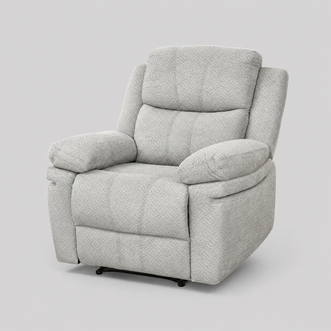Aristocrat Haven Power Recliner Chair – Modern Single Seater Recliner with Premium Fabric, HD Foam Comfort and Power Reclining Mechanism