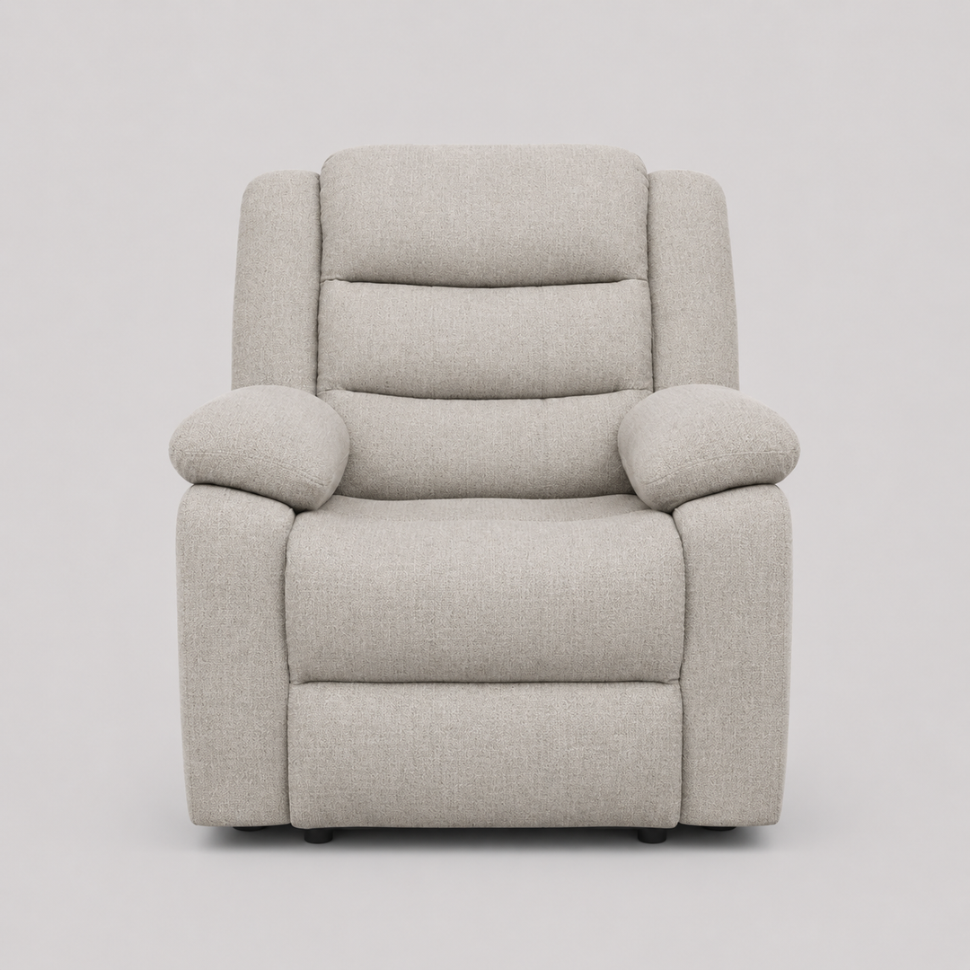 Restex Recliner Chair with Manual Recline & Glider | Comfortable Fabric Recliner