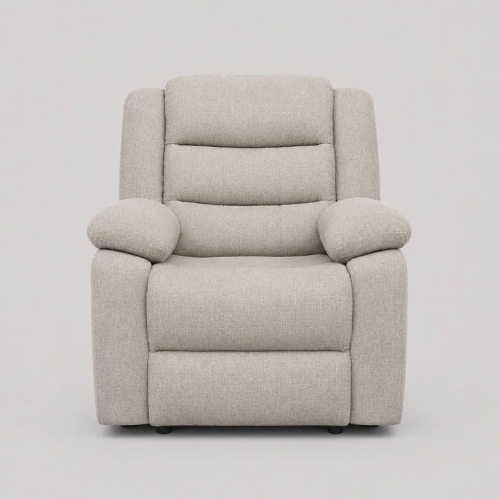 Restex Recliner Chair with Manual Recline & Glider | Comfortable Fabric Recliner