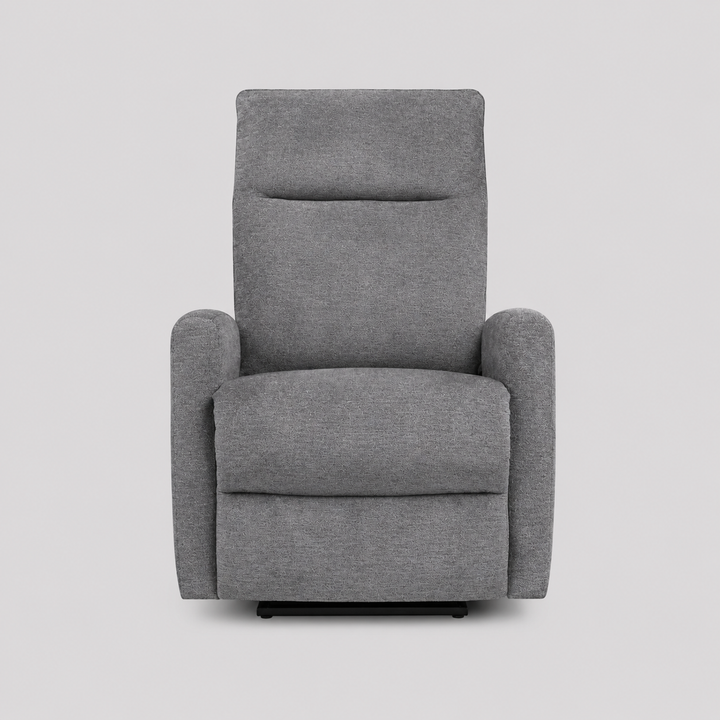 Relaxon Recliner Chair with Manual Recline & Glider | Graphite Microfiber Recliner