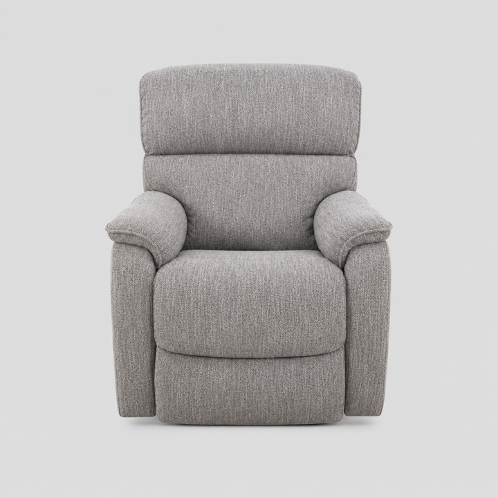 Orvexa Lift Chair in Soft Grey Fabric with Wired Remote Control &amp; High-Density Comfort Seating
