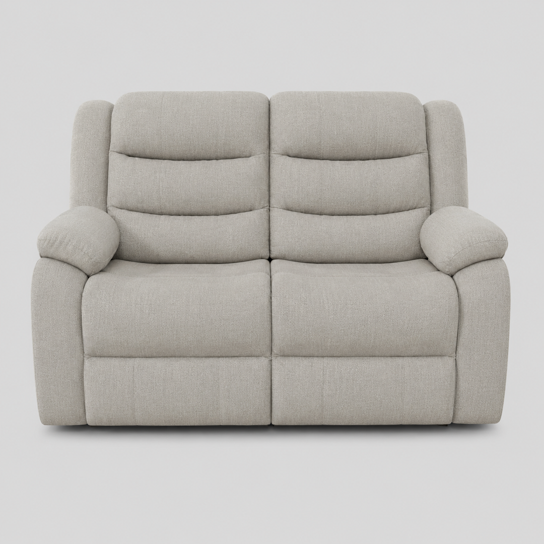 Dioro Recliner Loveseat – Grey Comfort with Modern Charm