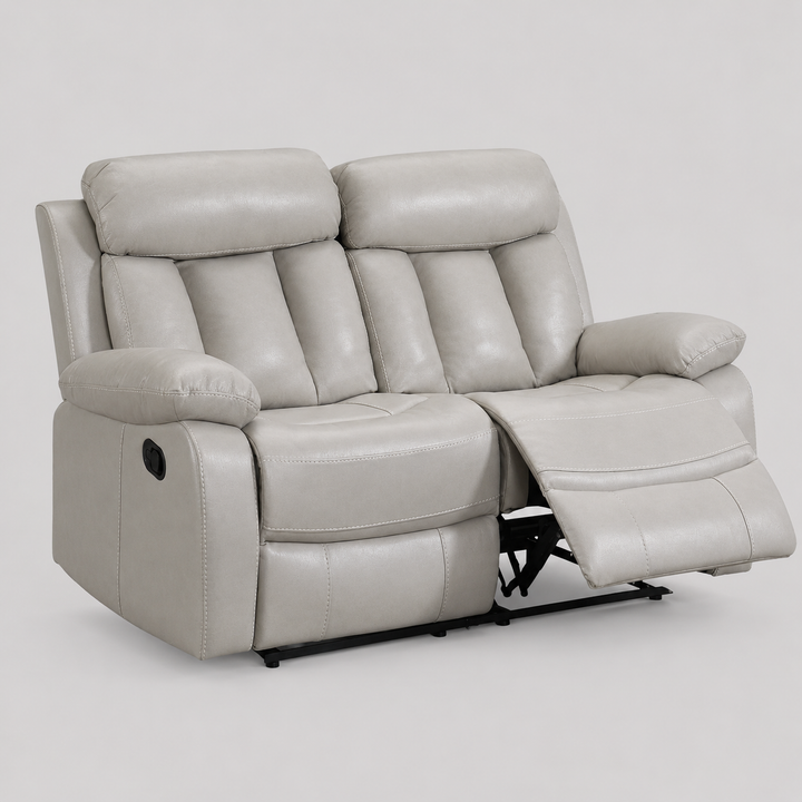 Korex Recliner Loveseat – Timeless Beige Comfort with Lasting Style