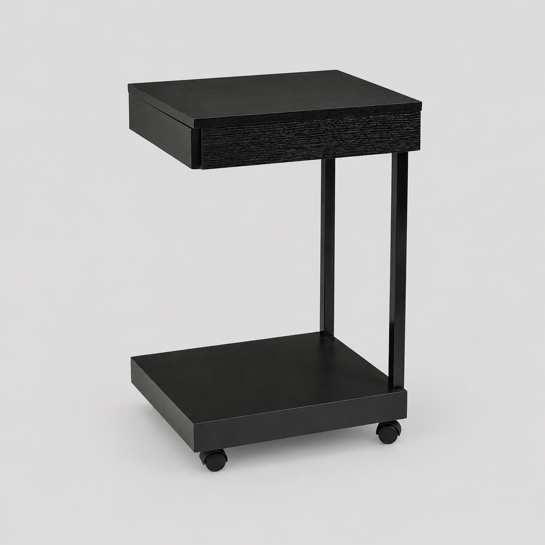 Silva Black Cocoa Laptop Stand – Compact & Contemporary Workspace Solution