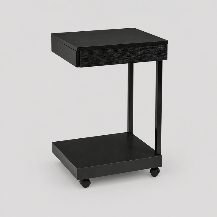 Silva Black Cocoa Laptop Stand – Compact & Contemporary Workspace Solution