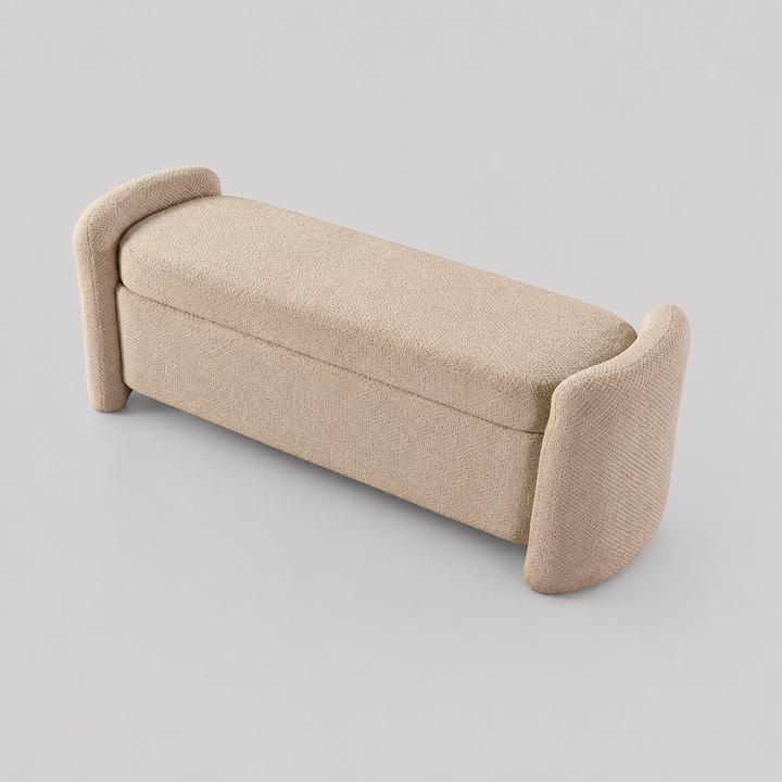 Korvella Upholstered Storage Bench with Hidden Compartment