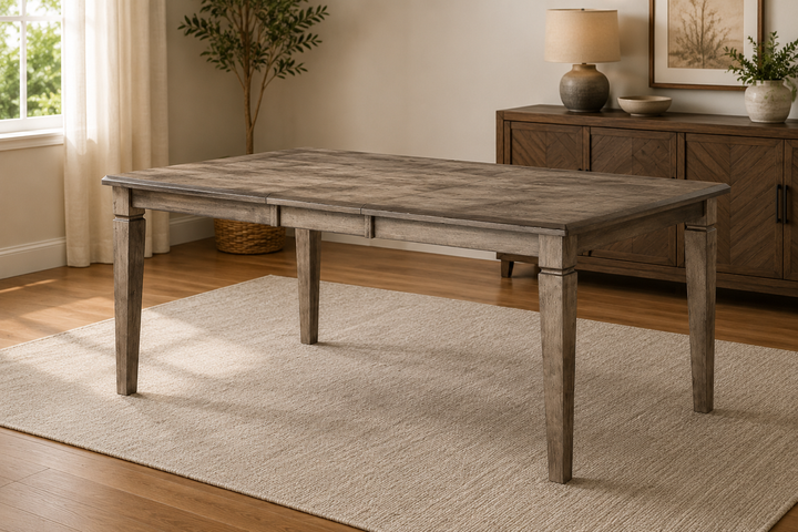 Velique Solid Wood Extendable Dining Table with Acacia & Rubberwood | Modern Timeless Dining Design