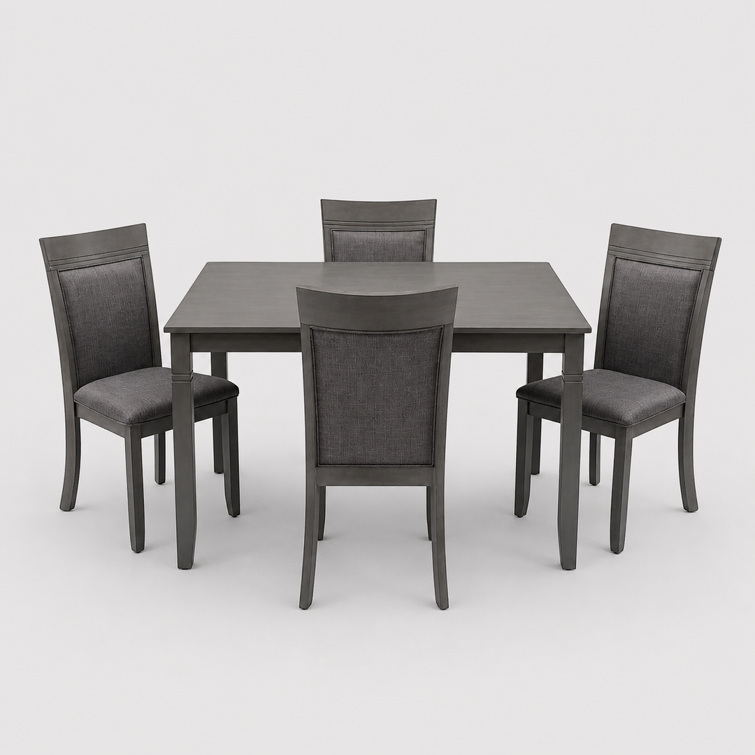Auriel Wooden Dining Table - Grey | Simplistic, Durable & Affordable