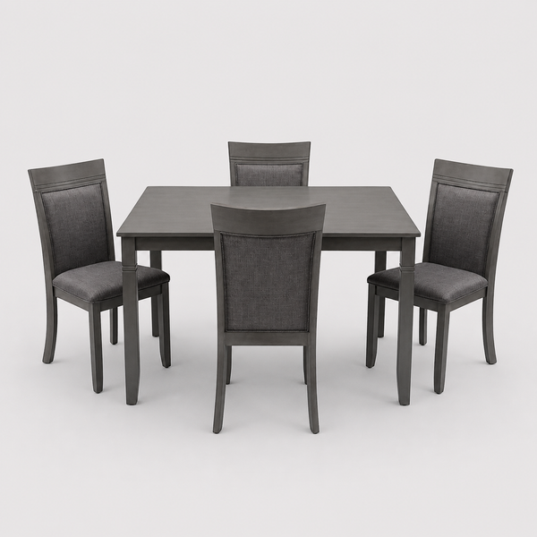 Auriel Wooden Dining Table - Grey | Simplistic, Durable & Affordable