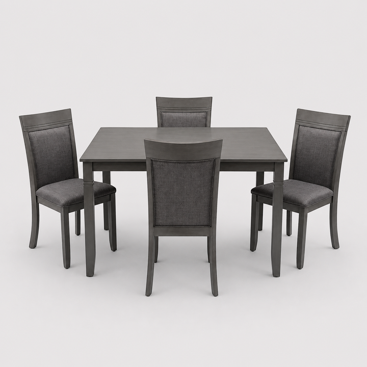 Auriel Wooden Dining Table - Grey | Simplistic, Durable & Affordable