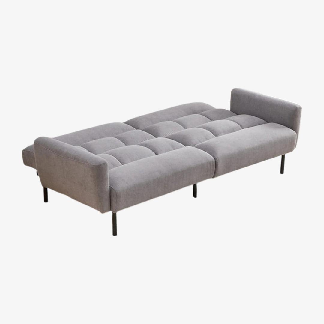 Oceanic Fabric Upholstered Sectional Sofa Bed - Grey | Sleek, Comfortable & Long-Lasting