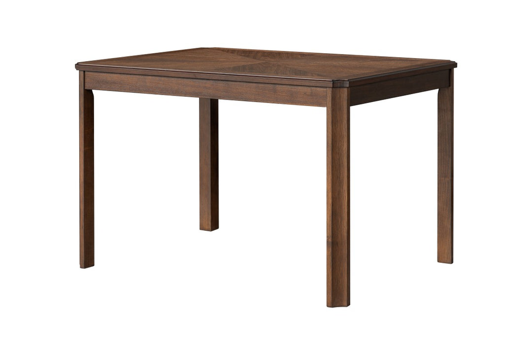 Steven 5-Piece Wooden Dining Table Set With PU Upholstered Chairs - Espresso