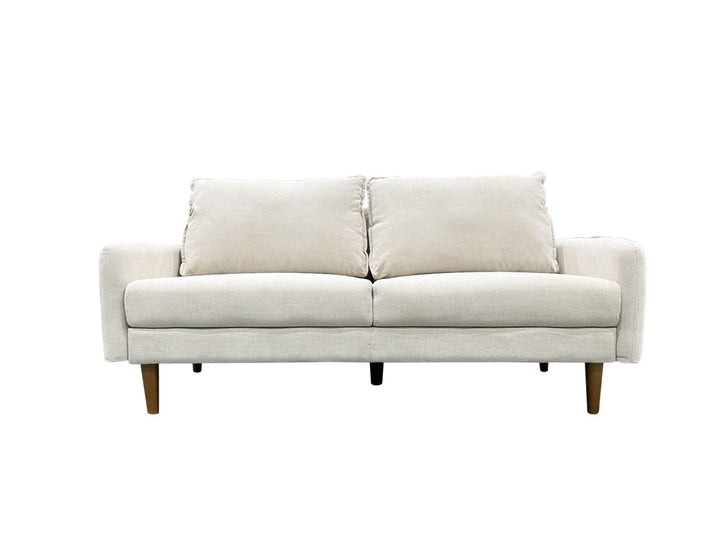 Banton 3-Seater Stationary Sofa In Fabric Upholstery - Beige