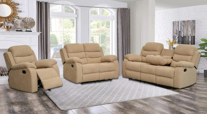 Aurex Recliner Set Grey | Fabric Recliner Sofa, Loveseat & Chair (Copy)