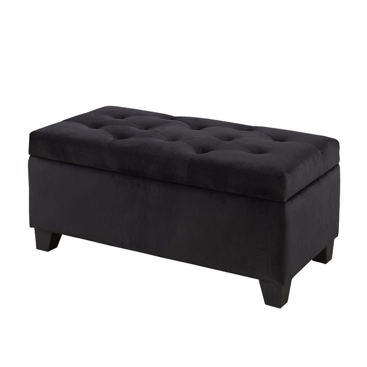 Vossari Upholstered Tufted Storage Ottoman with Hidden Compartment