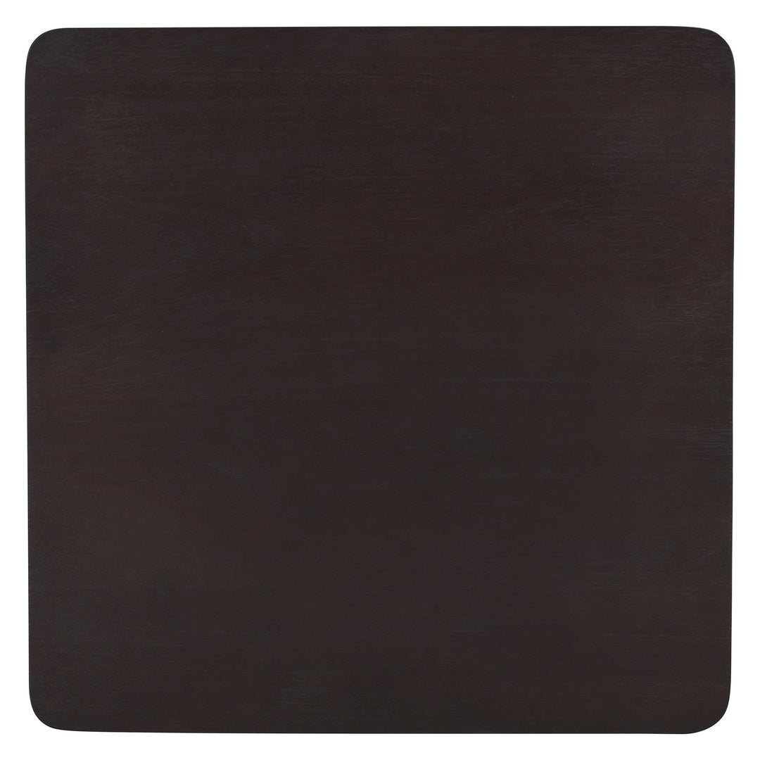 Parklore Mid-Century Modern 2-Tone Coffee Table with Solid Mango Wood Cross Base And Mocha Finish