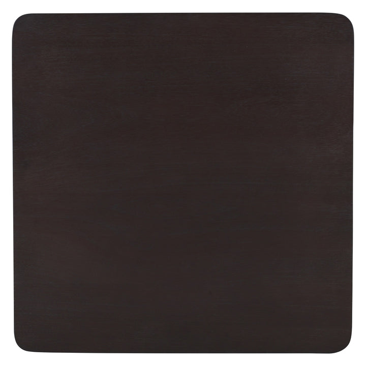 Parklore Mid-Century Modern 2-Tone Coffee Table with Solid Mango Wood Cross Base And Mocha Finish
