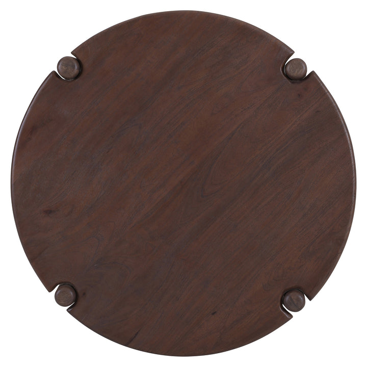 Morvello Mid-Century Modern Solid Mango Wood Coffee Table