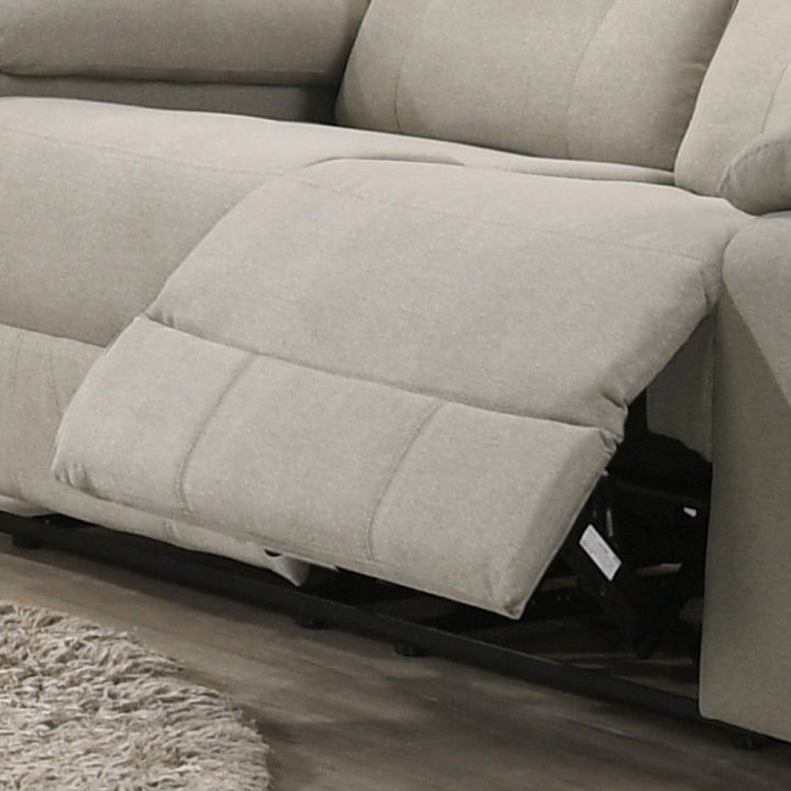 Norico Recliner Sofa – Light Grey Elegance with Everyday Comfort