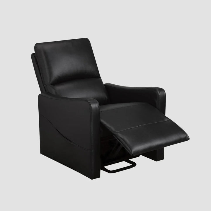 Fusion Recliner Lift Chair | Power Reclining Fabric Chair with Lift Function – Midnight Black