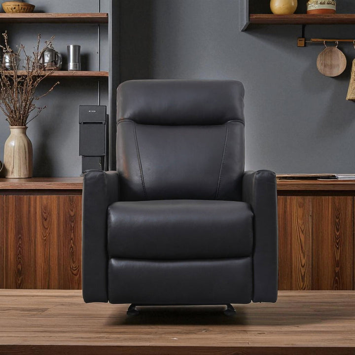 Solace Power Recliner Set – Chair, Loveseat & Sofa in Black Leathaire