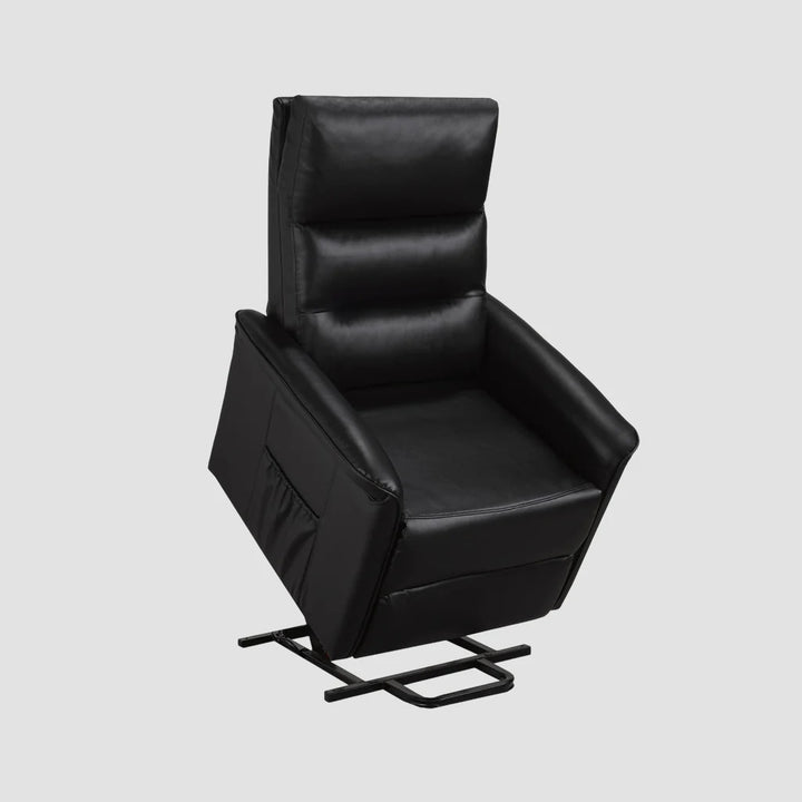 Elysia Recliner Lift Chair | Power Reclining Fabric Chair with Lift Function – Dazzling Black