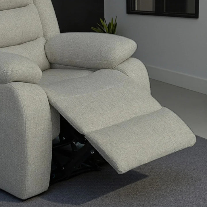 Restex Recliner Chair with Manual Recline & Glider | Comfortable Fabric Recliner